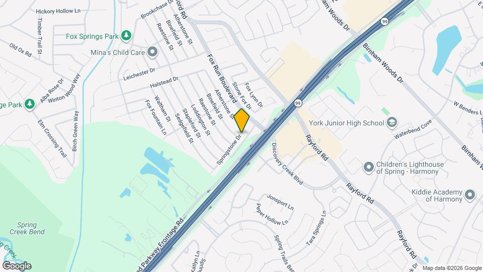 2738 Springstone Dr Mapa y Detalles de la Ubicación