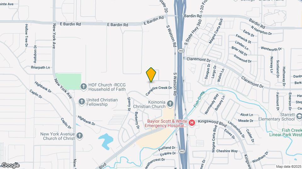 5017 Eastcreek Dr Map and Location Details