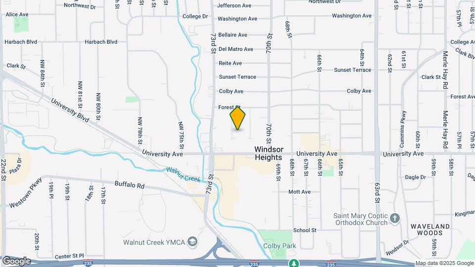 1233 72nd St Map and Location Details
