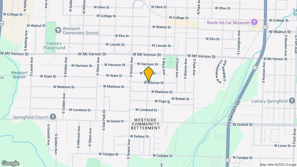 2556 W Monroe St Map and Location Details