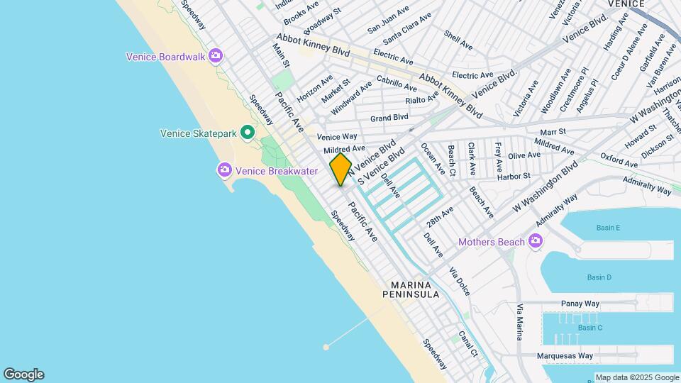 39 S Venice Blvd Map and Location Details