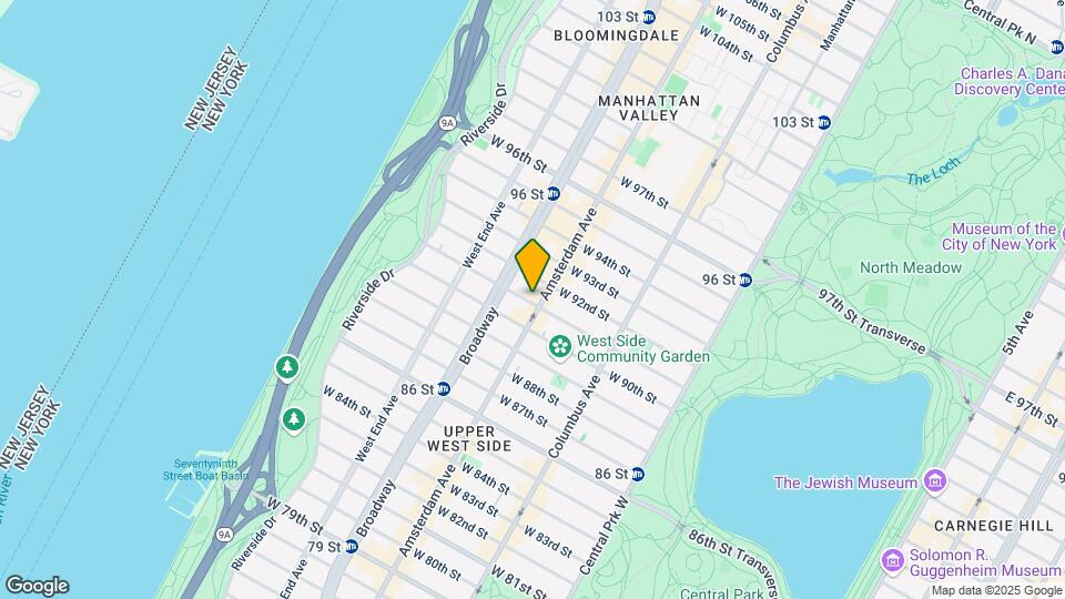 201 W 91st St Map and Location Details
