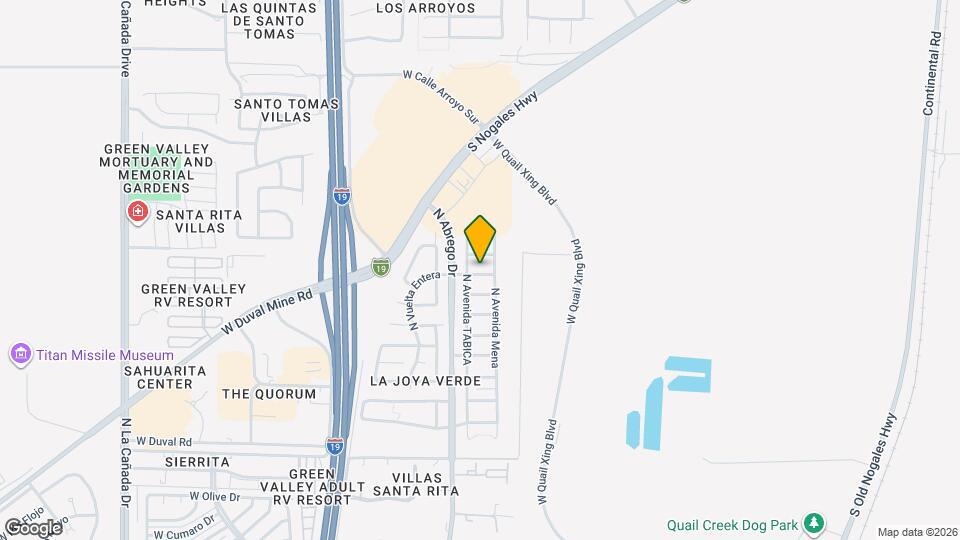 335 E Calle Nacrita Map and Location Details