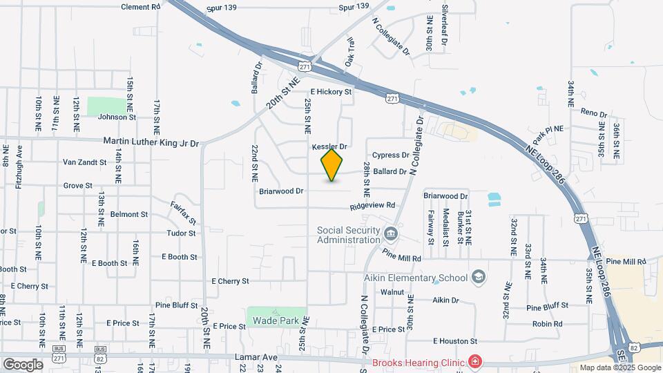 2615 Briarwood Dr Map and Location Details