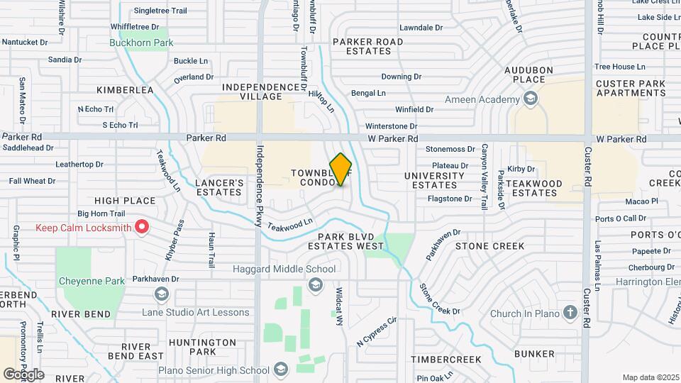 3002 Townbluff Dr Map and Location Details