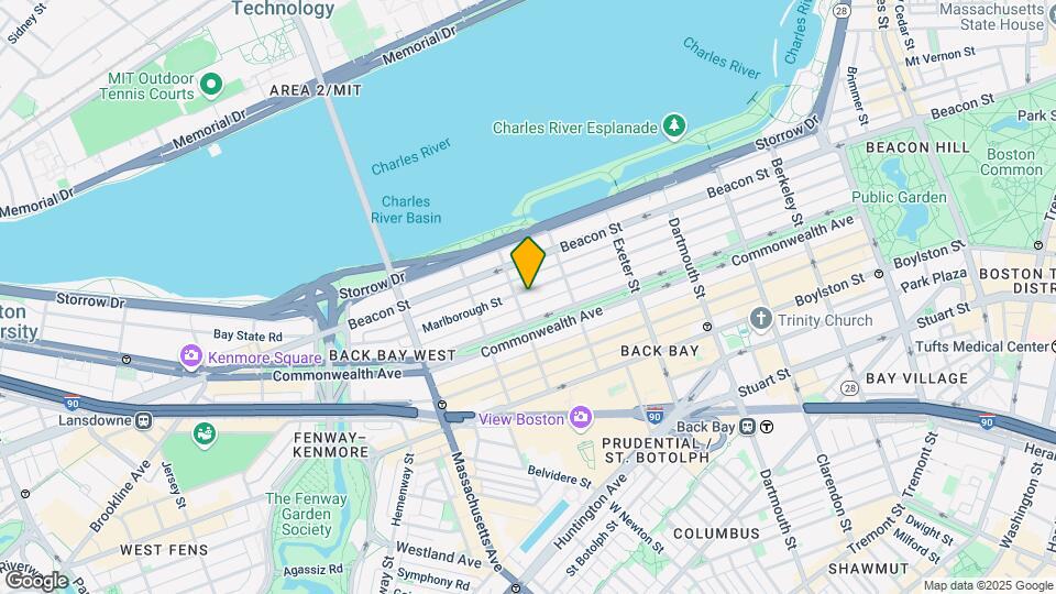 320 Marlborough St Map and Location Details