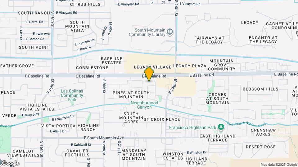 2306 E Branham Ln Map and Location Details