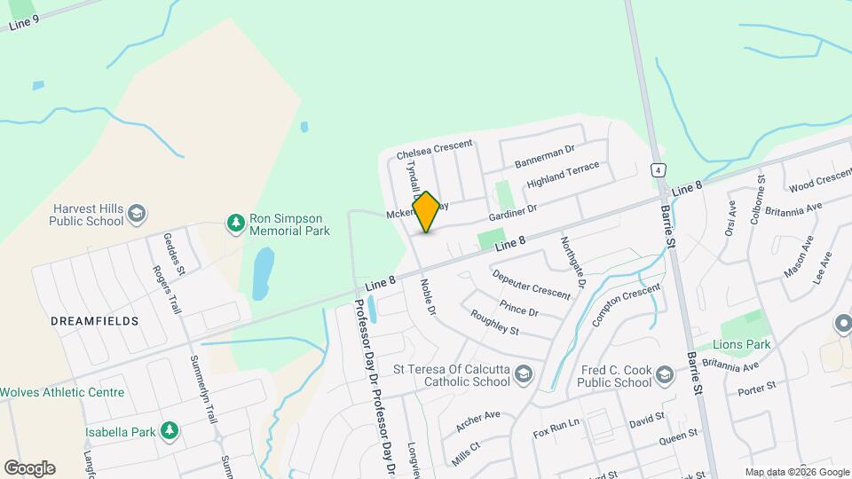 207 Gardiner Dr Map and Location Details