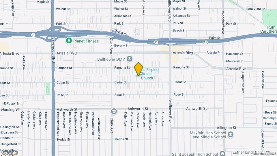 9553 Cedar St Map and Location Details