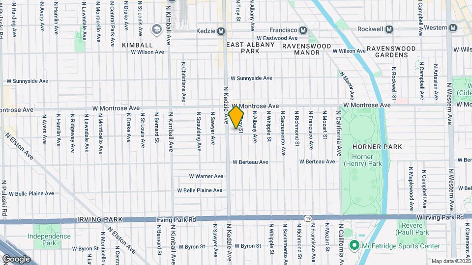 3152 W Cullom Ave Map and Location Details