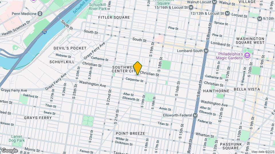 909 S 20th St Map and Location Details