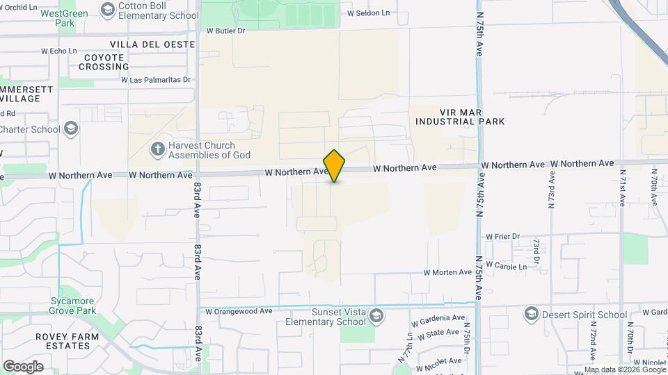 7917 N 79th Ave Map and Location Details