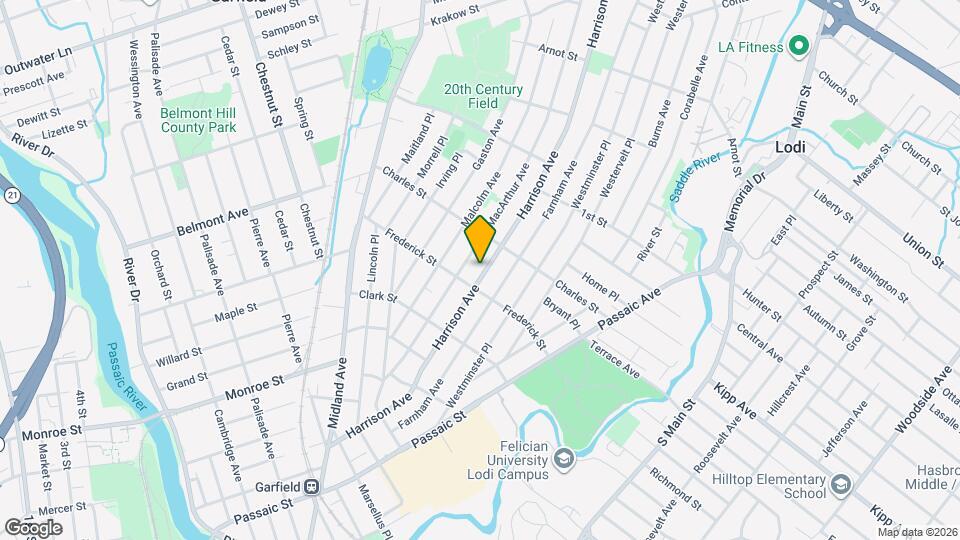 213 Harrison Ave, Unit Second Floor Apartment Mapa y Detalles de la Ubicación