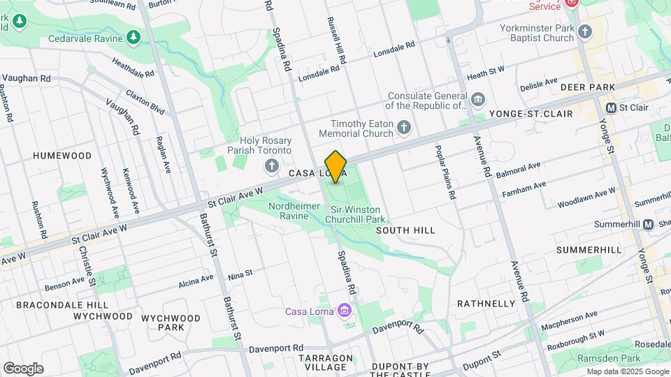 309-863 ST CLAIR Ave Map and Location Details