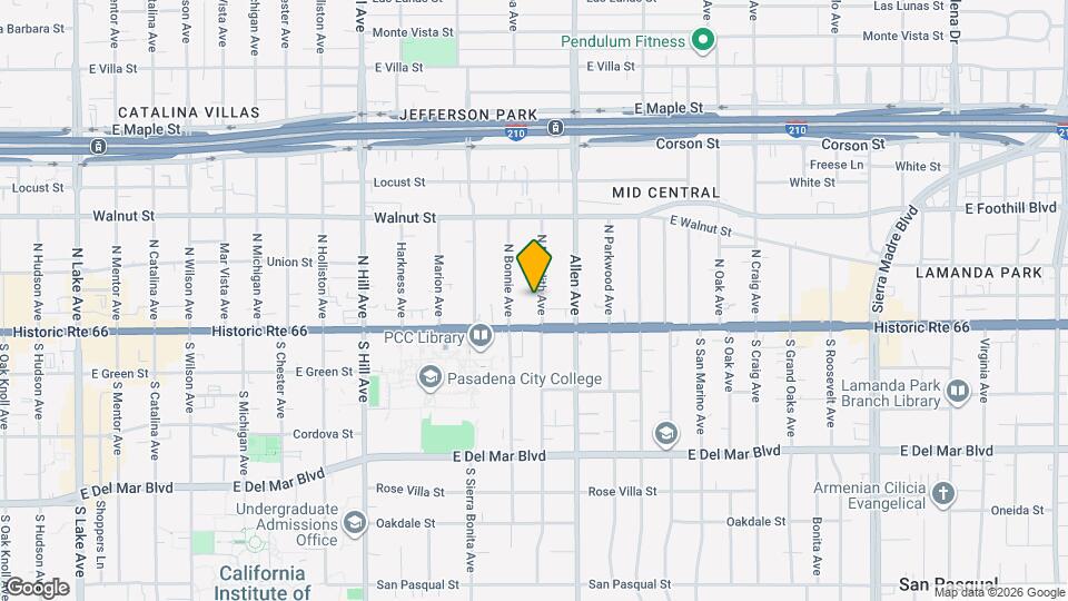 45 N Meridith Ave Map and Location Details