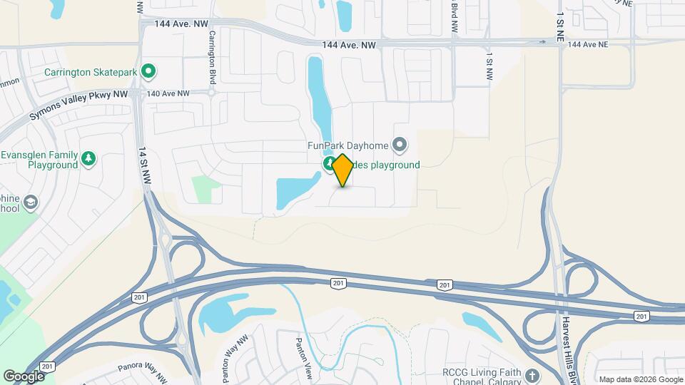 317 Carringvue Pl NW Map and Location Details