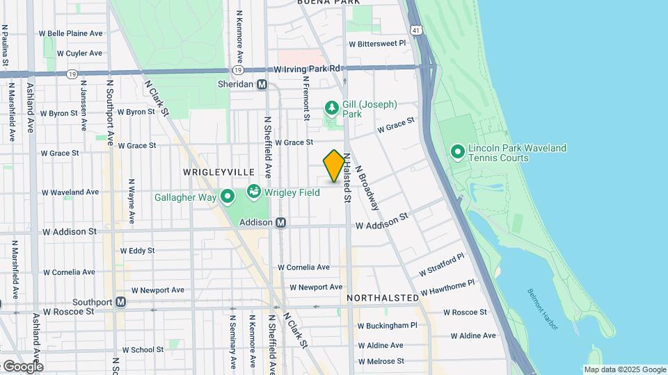 817 W Waveland Ave Map and Location Details