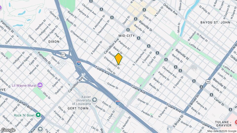 3837 D'Hemecourt St Map and Location Details