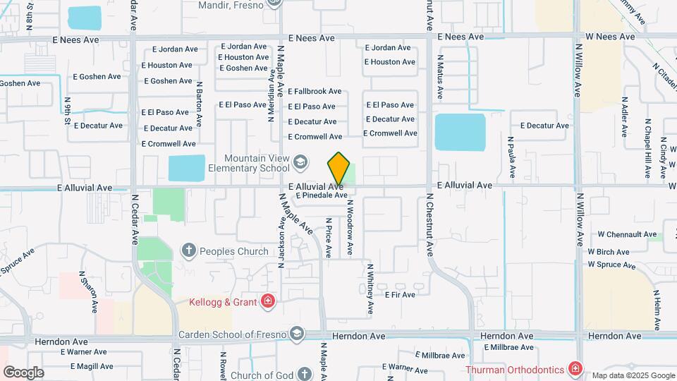 2188 E Pinedale Ave Map and Location Details