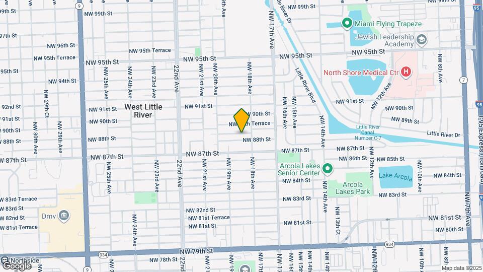 1830 NW 88th Terrace Map and Location Details