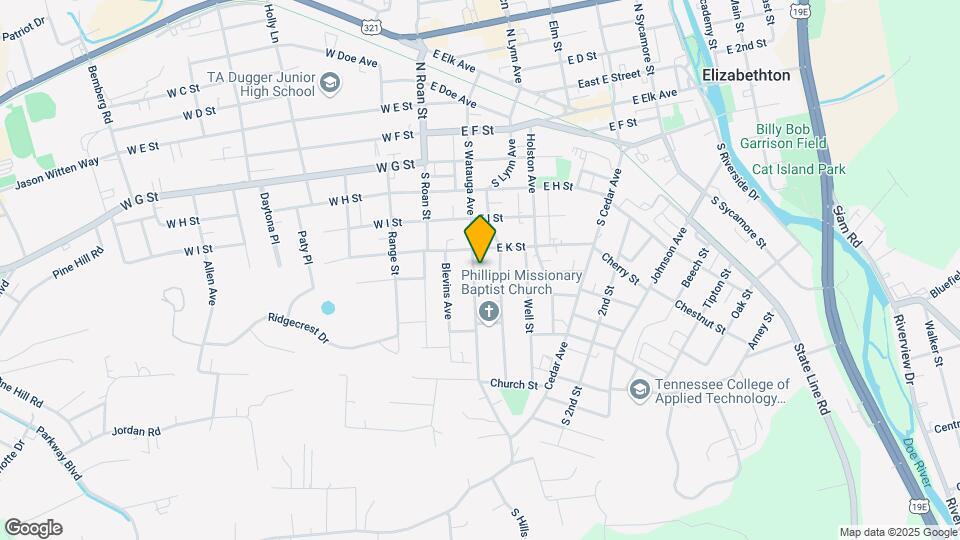 508 S Watauga Ave Map and Location Details