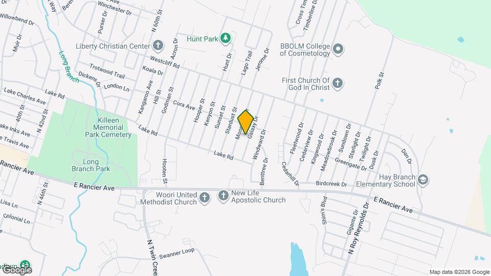 1805 Galaxy Dr Map and Location Details