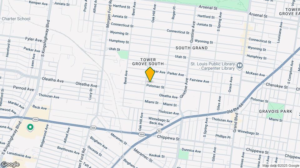 4057 Potomac St Map and Location Details