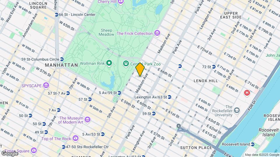 17 E 63rd St Map and Location Details