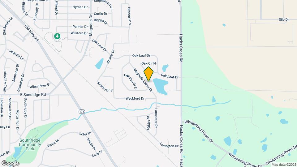 6192 Magnolia Lakes Dr Map and Location Details