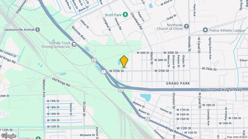 2693 W 25th St Map and Location Details