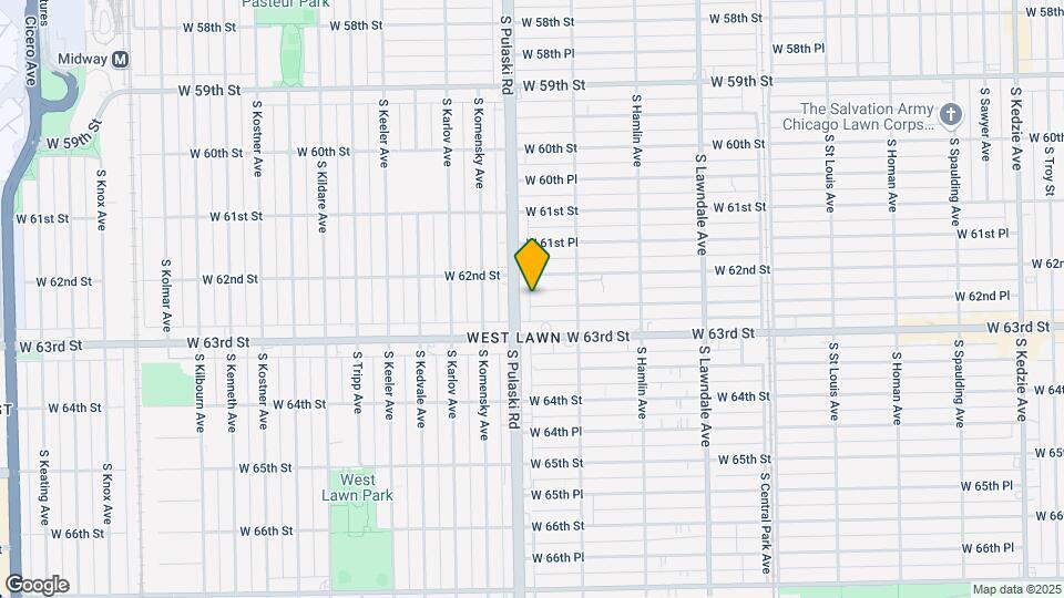 3942 W 62nd Pl Map and Location Details