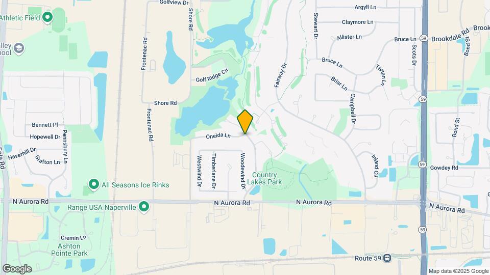 2410 Oneida Ln Map and Location Details