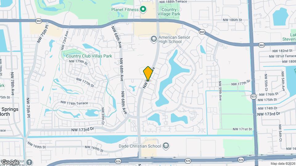 17528 NW 66th Pl Map and Location Details