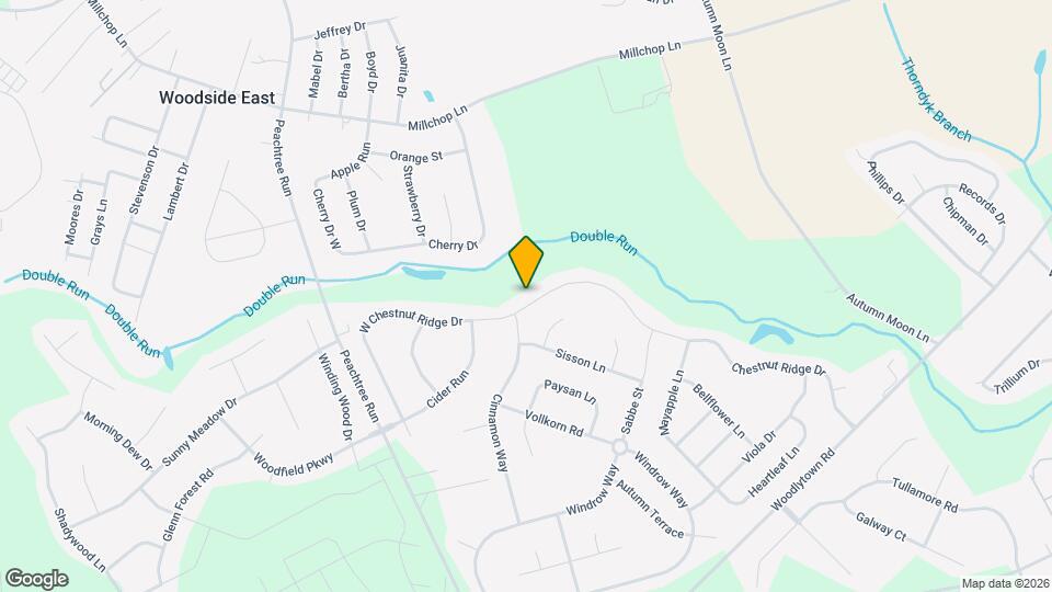 848 Chestnut Ridge Dr Map and Location Details