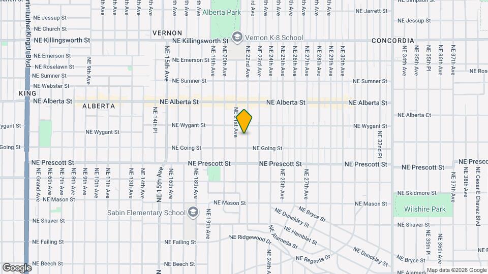 4703 NE 22nd Ave Map and Location Details