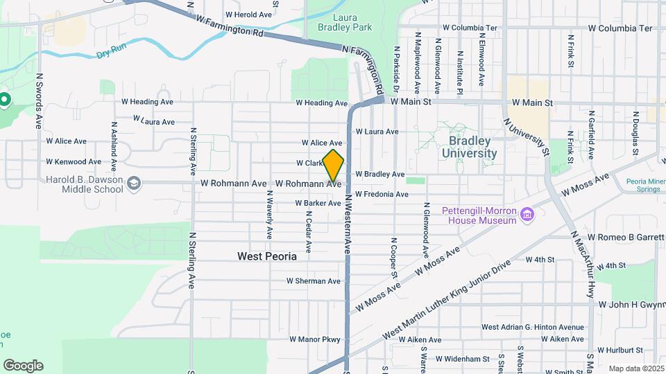 1916 W Rohmann Ave Mapa y Detalles de la Ubicación