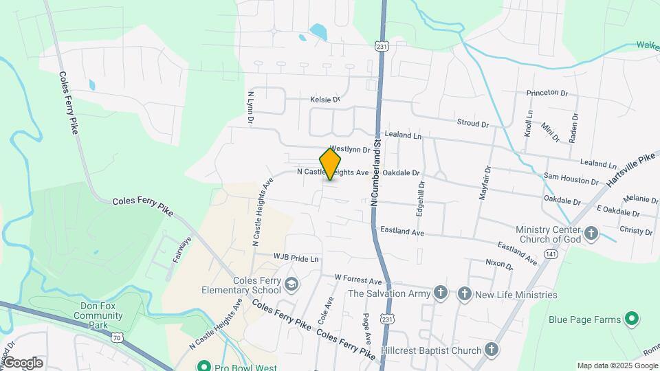 1603 Carr Ln Map and Location Details