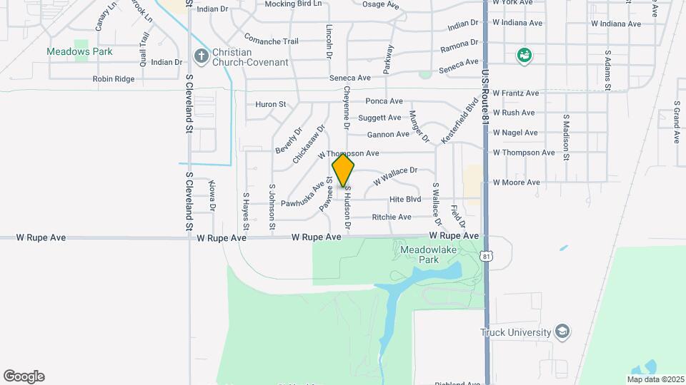 1730 S Hudson Dr Map and Location Details