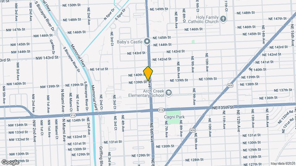 13880 NE 6th Ave Mapa y Detalles de la Ubicación