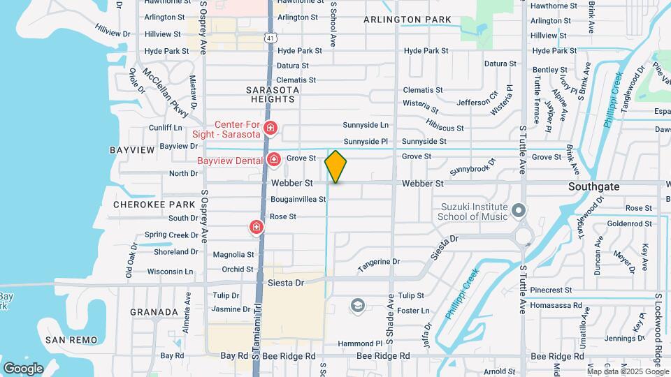 2216 Webber St Map and Location Details