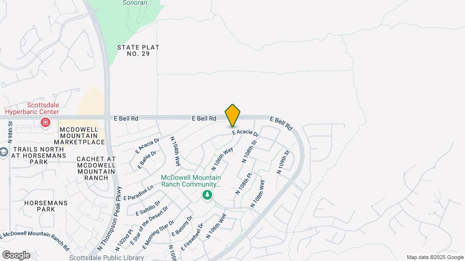 10676 E Acacia Dr Map and Location Details