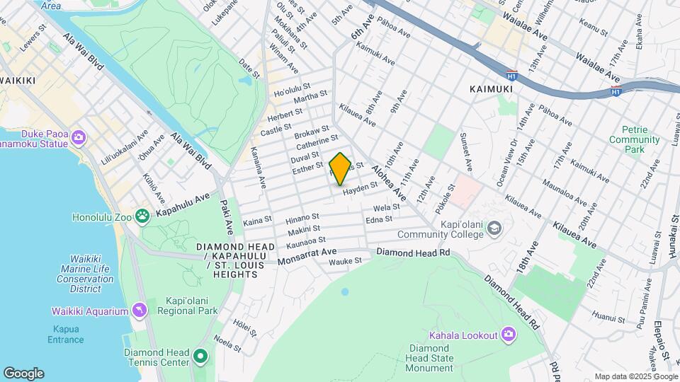 3322 Hayden St Map and Location Details