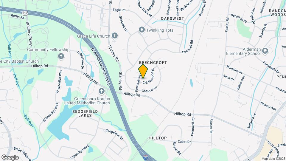 4720 Cricklewood Dr Map and Location Details