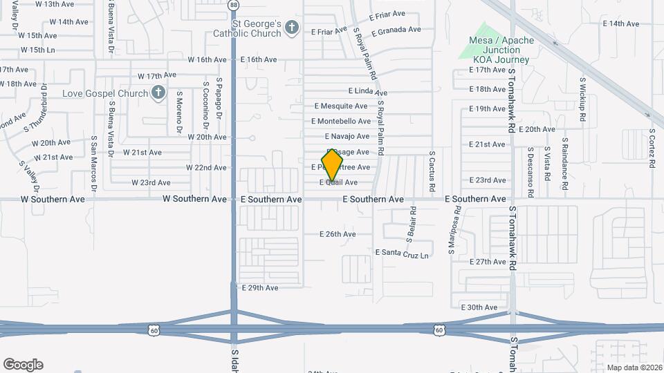 535 E Quail Ave Map and Location Details