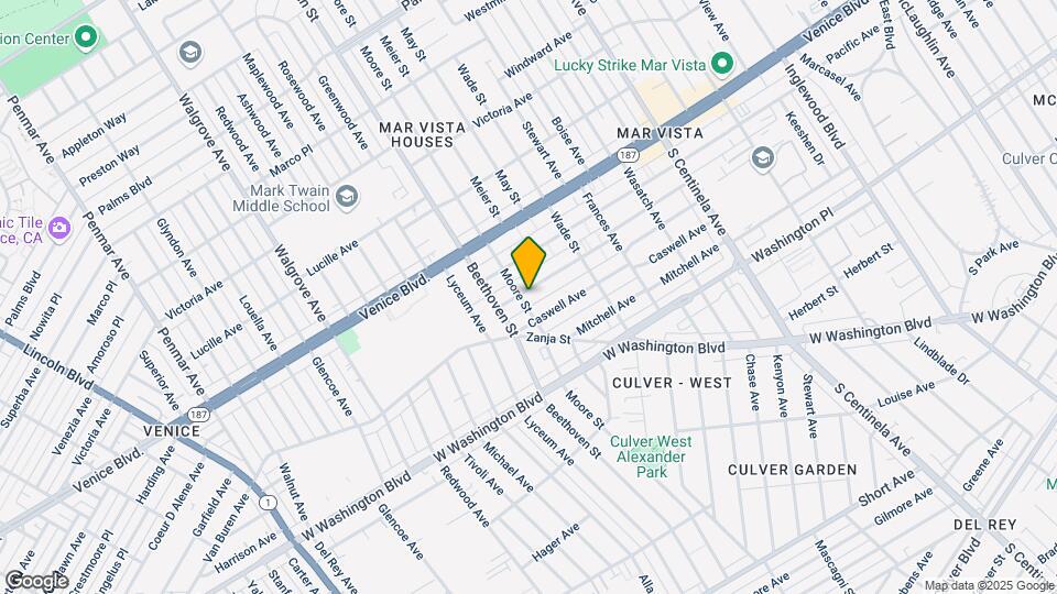3900 Moore St Map and Location Details