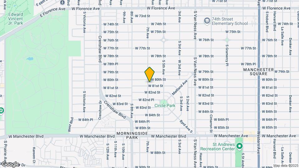2725 W 81st St Map and Location Details