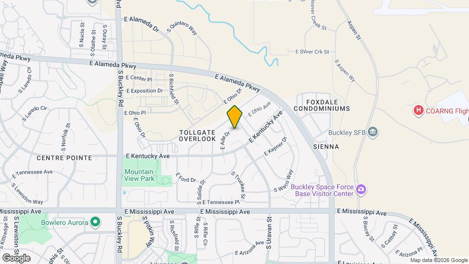 17866 E Ada Dr Map and Location Details