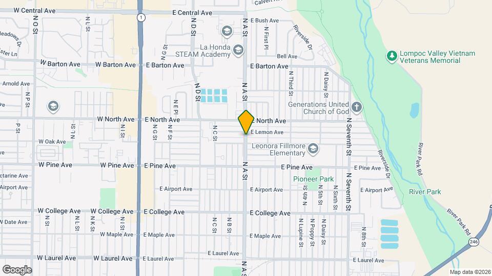 511.5 N A St Map and Location Details