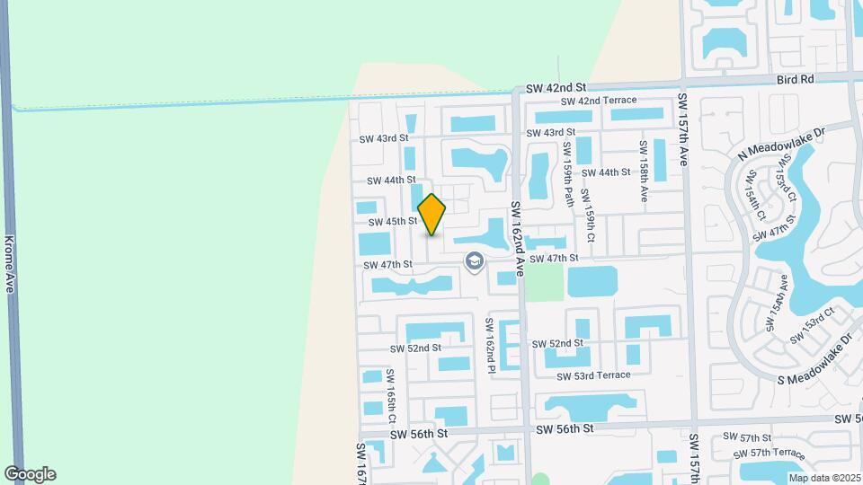 4601 SW 164th Ct Map and Location Details