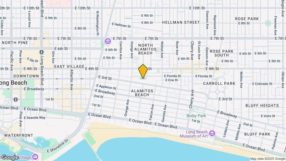 1317 E 3rd St Map and Location Details